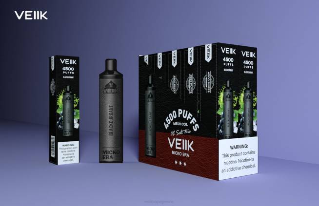 VEIIK Micko Era 4500 ρουφηξιές μιας χρήσης 30 mg - VEIIK vape disposable είδος φραγκοστάφυλλου 8RXJ9
